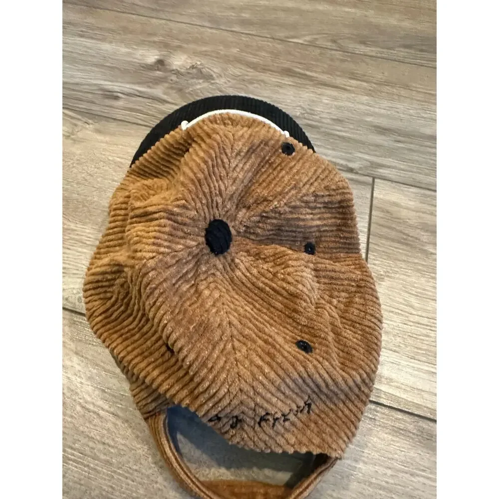 Teddy Fresh Corduroy Hat Tan & Black